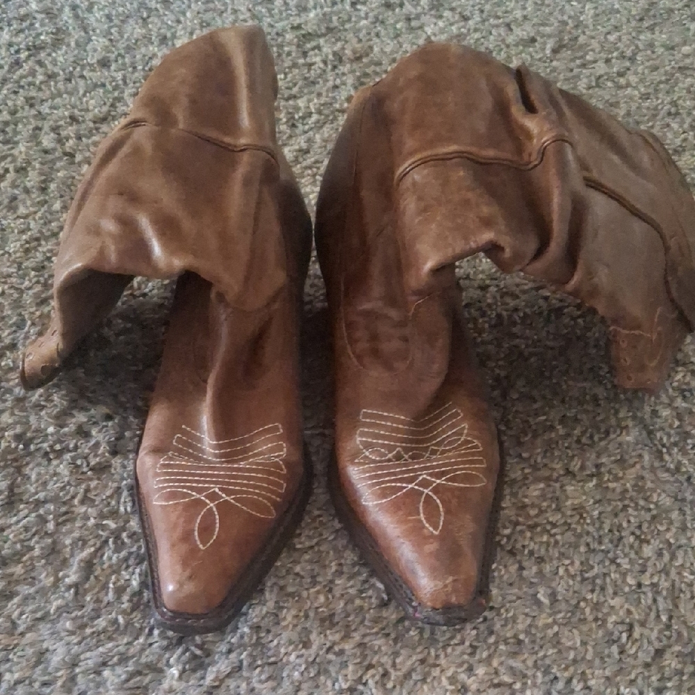 Brown Western Cowboy Boots